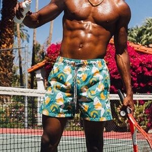 FUNBOY X PANGEA MENS SWIM TRUNKS: VINTAGE NUDES Size M